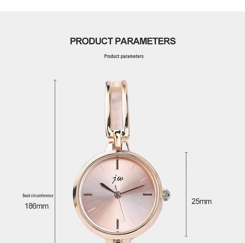 Nuovo Orologio da Polso Elettronico al Quarzo da Donna alla Moda - Design Semplice per Signore e Studentesse