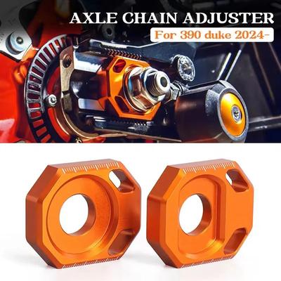 Rear Axle Block Chain Adjuster Regulator Tensioner For Motorcycle Sliders For 125 DUKE 390 Duke 390Duke 2024 2025