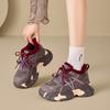 Thick sole inner heightened fleece daddy shoes women's autumn and winter new lambswool versatile, fashionable, warm and casual