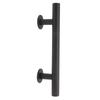 Sliding Barn Door Handle Black Carbon Steel Barn Door Handle for Cabinets Wardrobes