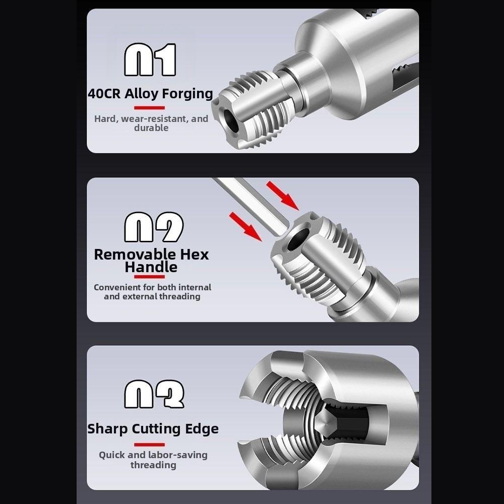 7pcs/set Internal External Taps Plumbing PPR Pipe Kit Pipe Tappings Tool  Plumbing Applications