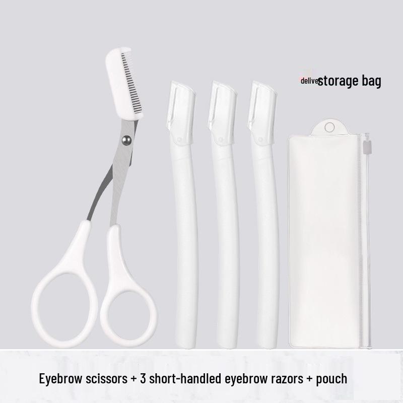 Advanced Eyebrow Razor: Anti-Scratch Trimming Tool Set for Men and Women