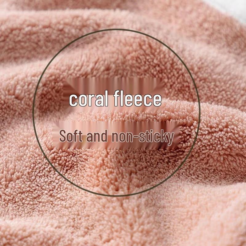 JINGRUIXIANG Niedliches Küken Saugfähiges Doppellagiges Handtuch (2er-Pack)