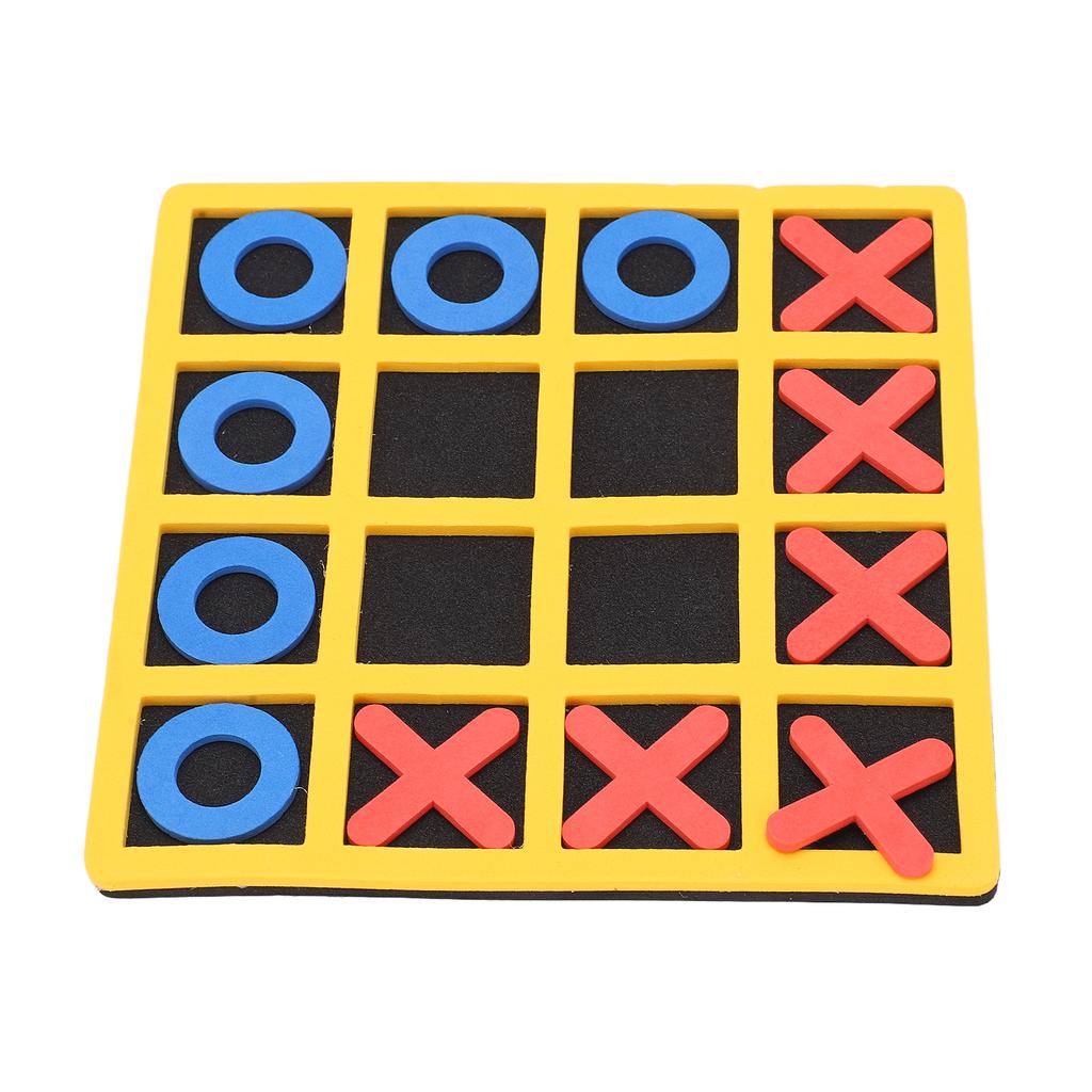 Tictactoe Game Portable and Safe EVA Mini Tictactoe XO Shape Chess Game Educational Toy