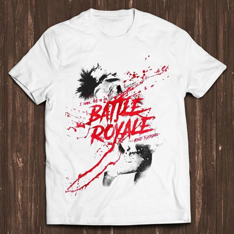 Battle Royale Japan Island TournaUnisext Funny Retro Film Gamer Music Meme Movie Music Cool Gift Tee T Shirt S