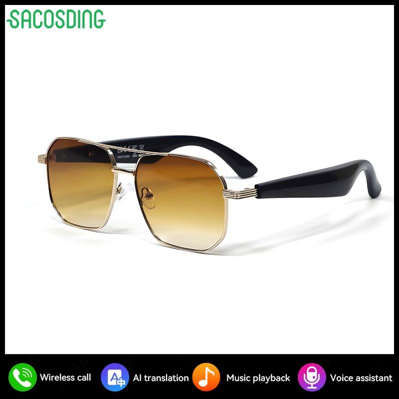 New AI Simultaneous Interpretation Smart Glasses Bluetooth 5.4 Sunglasses Glasses Wireless Call HIFI Music Anti-UV For Men And Women