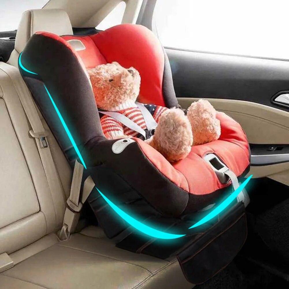Car Seat Protective Cover with Storage Bag Children Safety Seat Anti-Slip Anti Scratch Mat Pads for Baby Kids Protection Cushion