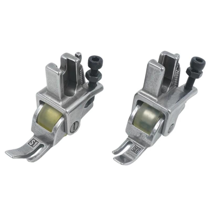 Industrial Sewing Machine Wheel Roller Presser Foot Flat Car Thin Thick Fabric Presser Foot Sewing Machine Accessories P360/P361