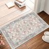 Non-Slip Carpet Vintage Floral Border Rugs for Bedroom Washable Carpet for Living Room Durable Floor Mat Home Decor Entry Mat
