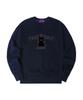 NUHABIT N/H Time To Wait Oversized Fleece-Lined Sweatshirt_Navy (Gom4-3Nh1188)