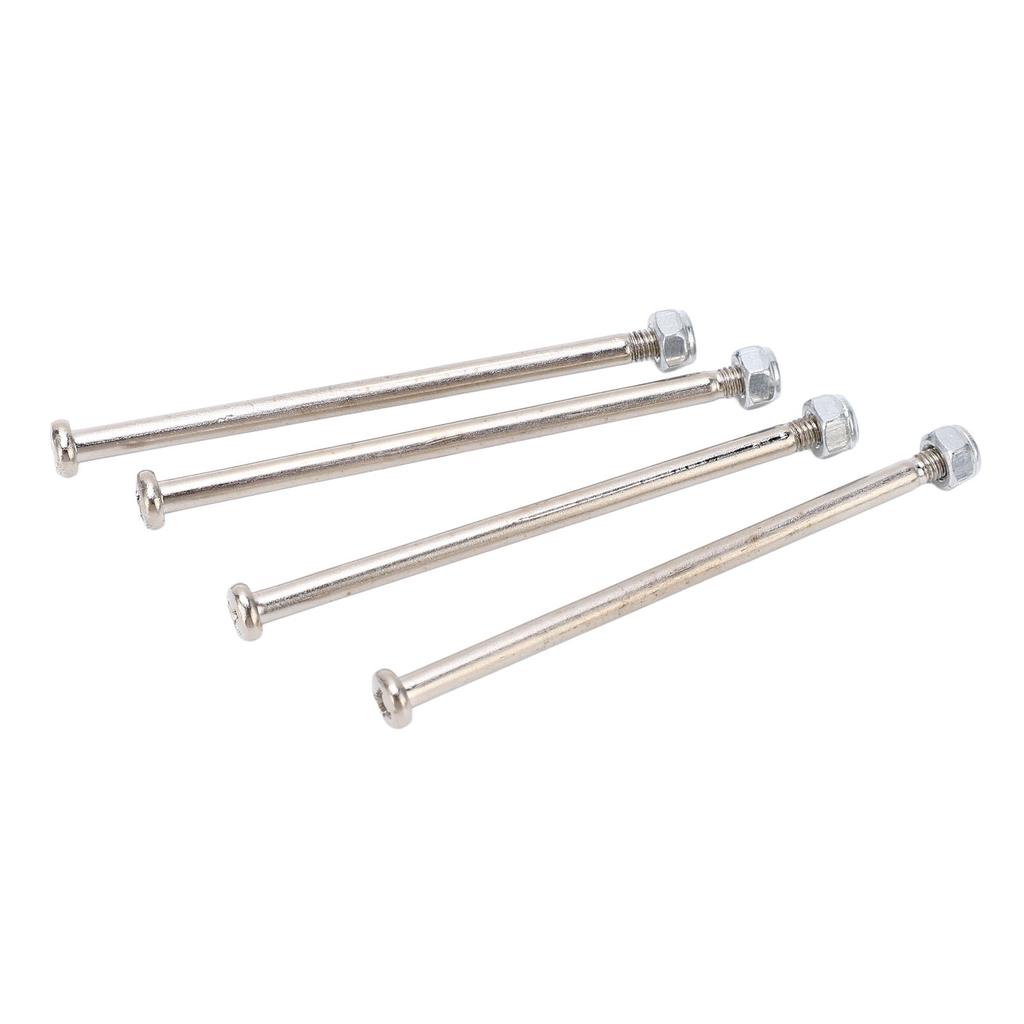 Kit 4 buc Șuruburi RC și Piulițe M3 Oțel Inoxidabil Argintiu Piese de Reparare Mașină RC pentru WLtoys 104001