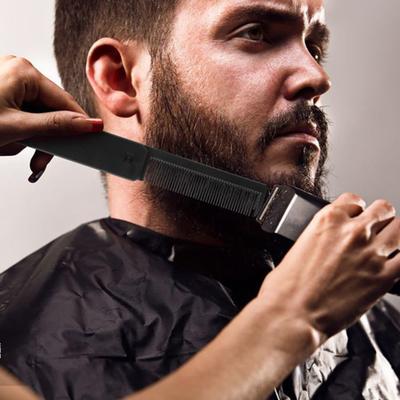 3-In-1 Folding Hair Comb Wide Fine Tooth Multi-functional Styling Comb with Ergonomic Handle Portable Travel Pocket Comb Men Mustache Beard Comb