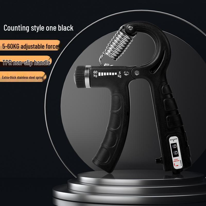 Adjustable 10-100kg Electronic Counting Hand Gripper - Unisex Fitness & Strength Exercise Device