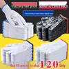 Durable White Cotton Work Gloves - Non-Slip, Thickened, Wear-Resistant for Labor Protection In Construction and Car Repair.