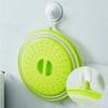 1PC Microwave Heating Cover with Hooks Foldable Freshness Cover Multifunctional Anti Oil Splash Leftover Rice Cover