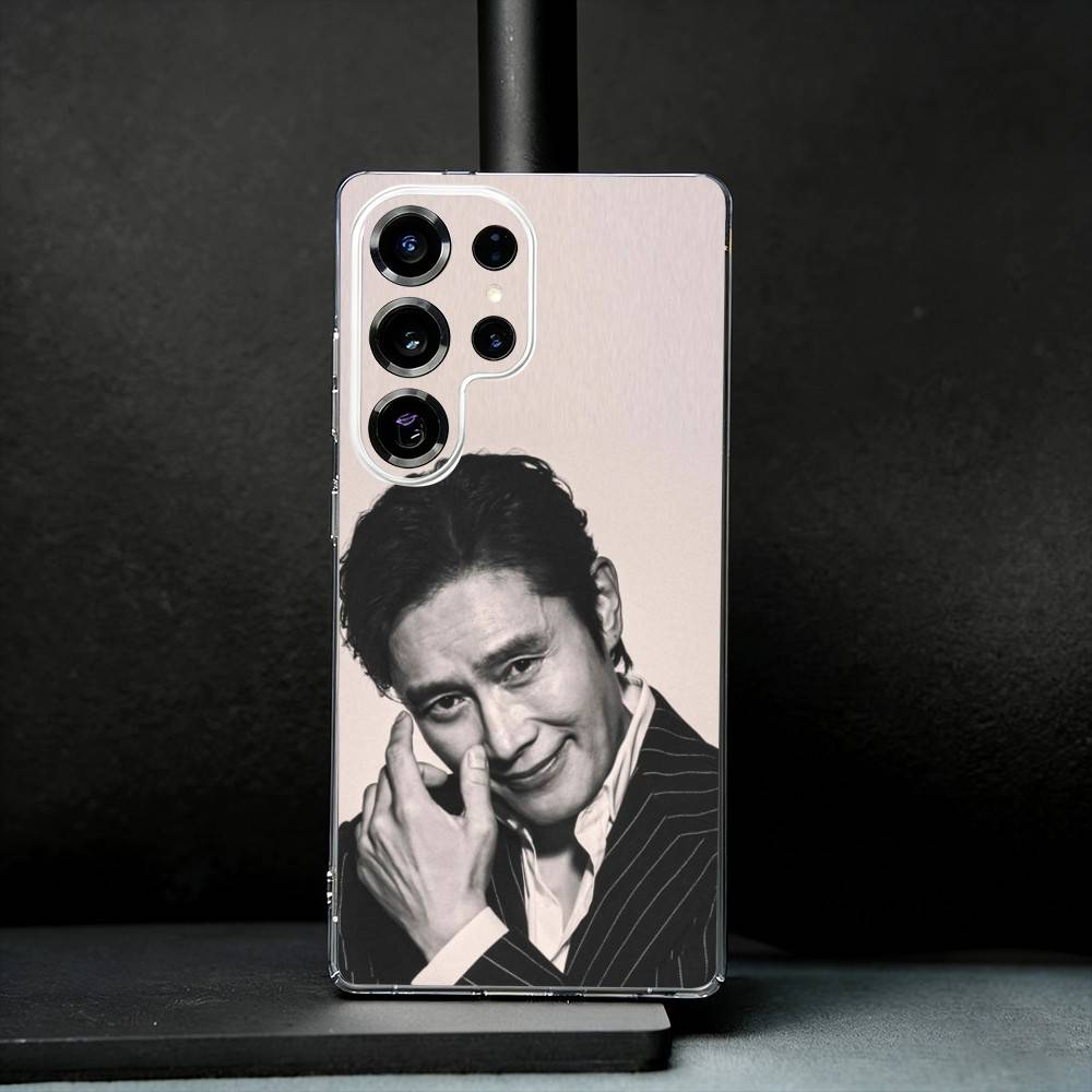 

Lee B-Byung H-Hun Actor Phone Case For Samsung S25,S24,S21,S22,S23,S30,Ultra,S20,Plus,Fe,Note,10,9,5G Transparent Cover Samsung S235G