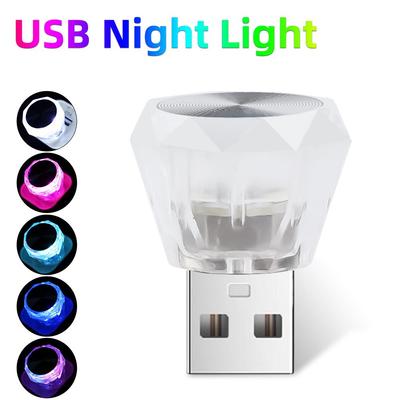 1PCS Car USB Night Light