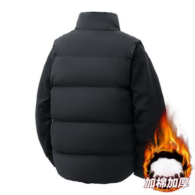 Stuffed Cotton Vest Thickened Men's Large Size Vest Vest Men's Clothing Couple Vest Tooling Jacket