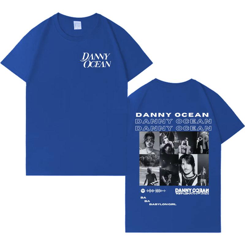 Rapper Danny Ocean New Album Tourr Fashion Tshrit Mens Double Sided Print Casual Tshrits Oversized Cozy Loose T Shrit Streetwear