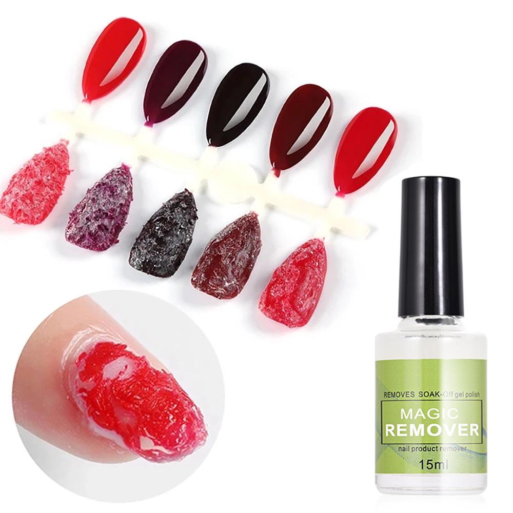 15ml Magic Gel Soak-Off Nail Polish Remover - Gentle & Non-Damaging to Nails
