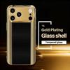 Exquisite Luxurious High-end Phone Case Electroplated Glass PhoneCase for iPhone 17 16 15 14 13 12 11pm Pro Plus Dropresistant