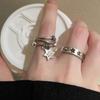 Star Adjustable Rings Star Dating Rings Alloy Material Star Opening Rings