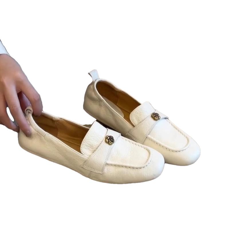 Fashion Women Flats Loafers Shoes Summer Sandals Casual Sport Shoes Woman 2025 Brand Soft Leather Shoes Shallow Work Zapatos De Mujer
