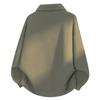 Button Fashion Sweatshirt Men's Autumn and Winter Pullover POLO Lapel Jacket Top