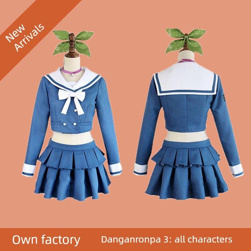 Danganronpa V3 Chazoku Rotor Cosplay Costume Harukawa Maji Ouma Kokichi Cosplay Costume Full Character Outfits