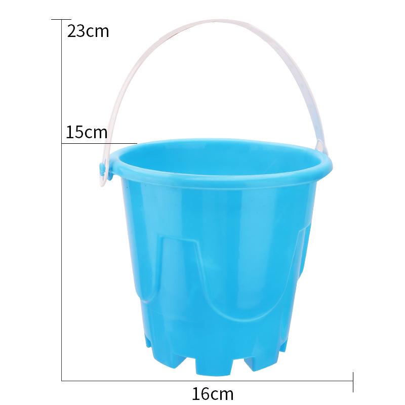 Çocuk Plaj Oyuncak Seti: Dayanıklı Plastik Kale Kovası ve Kum Oyun Araçları