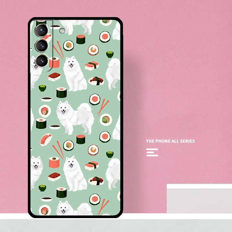 Japanese Spitz Dog Phone Case For Samsung Galaxy S25 S26 Ultra S20 S21 S22 S23 S24 Plus S10 S25 FE Cover Coque