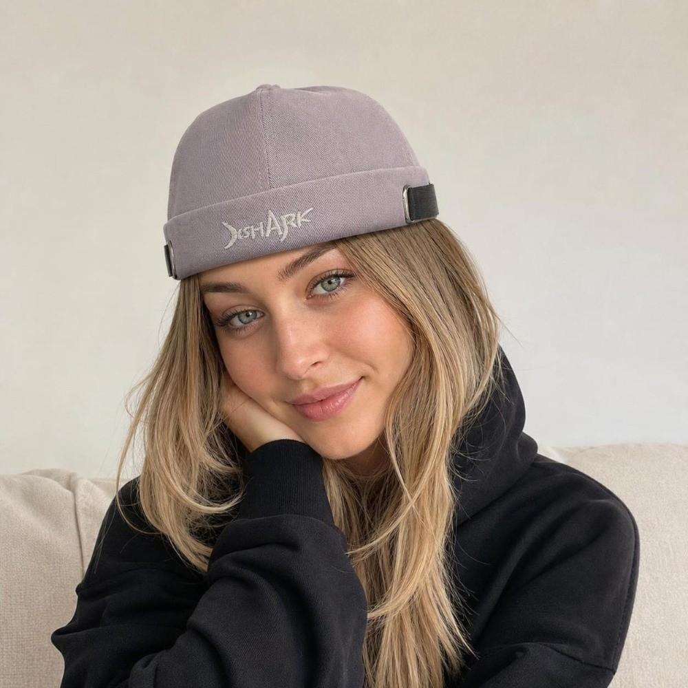 Adjustable Beanie Hat Breathable Brimless Hat Vintage Docker Hat Women