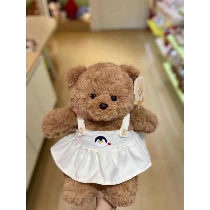 

Милая кукла Dole Bear на ремешках, плюшевая игрушка, мультяжная одежда, кукла-компаньон, подарки для детей 30cm