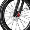 DUOTTS F26 Lite 48V 500W Electric Bike for Adults, 26"x4.0" Fat Tire E-Bike, 45-90km Range, Shimano 7-Speed, Black Red/Silver White