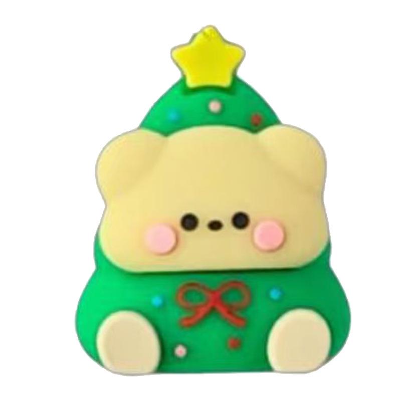 3D Santa Claus Silicone Beads Cartoon Pen for DIY Jewelry and Epoxy Crafting