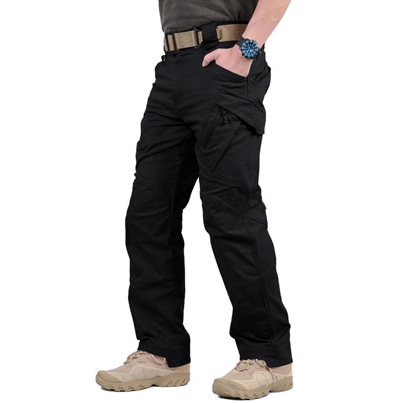X9 Plaid Waterproof Tactical Commuting Pants - Polyester Cotton, Multiple Colors, Camouflage, Casual Outdoor Wear XXL
