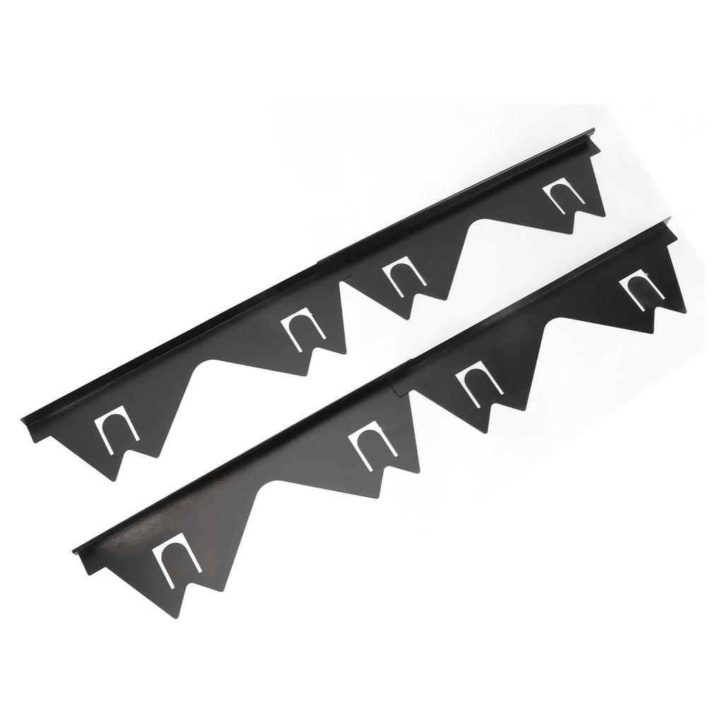 2 Pair Stainless Steel Stove Gap Covers Stove Gap Filler Range Trim Kit Heat Resistant Easy Clean Easy Adjustable