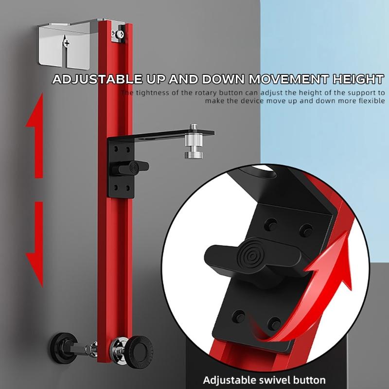 Soporte Colgante para Nivel Láser Soporte Elevador para Láser Soporte de Montaje en Pared para Nivel Piezas de Repuesto Fácil de Instalar