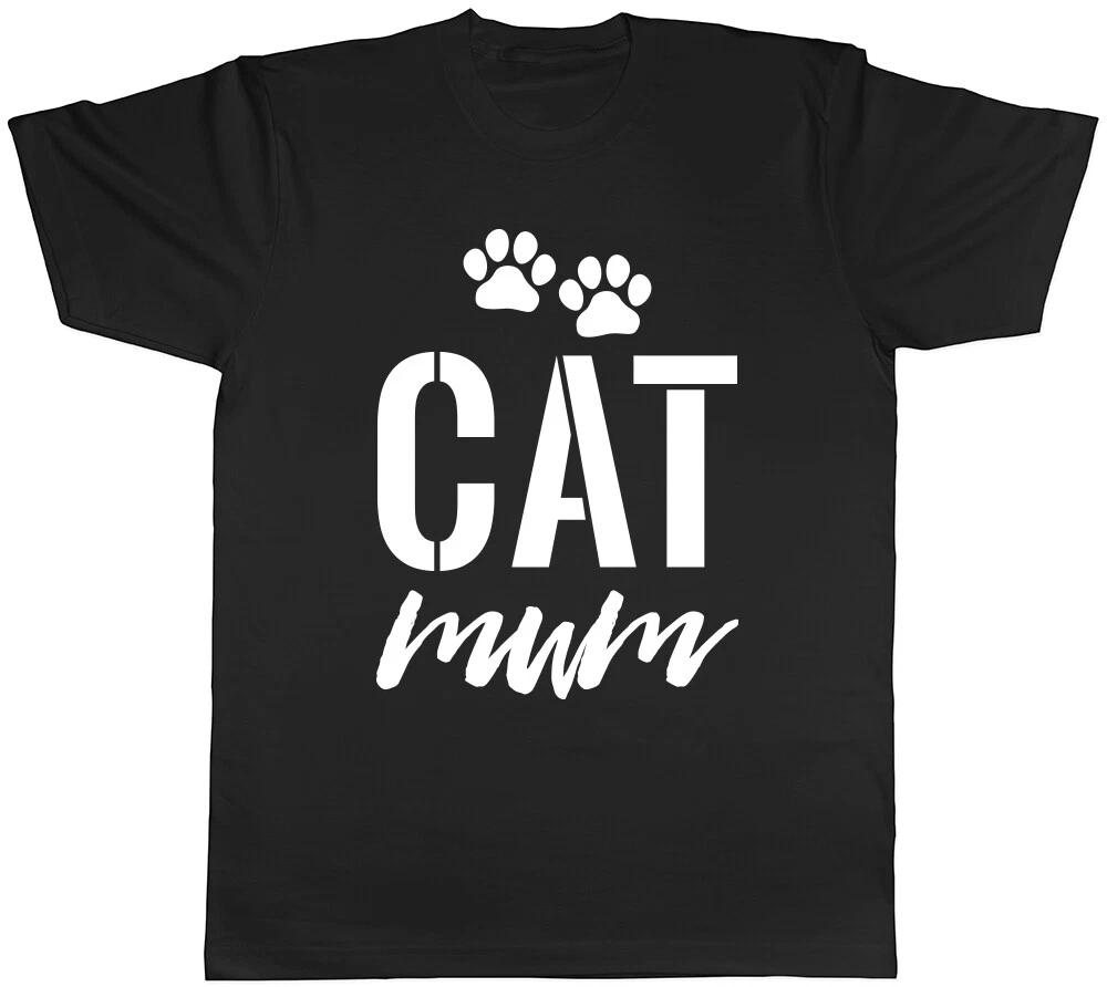 Cat Mum Womens Ladies T-Shirt Tee L