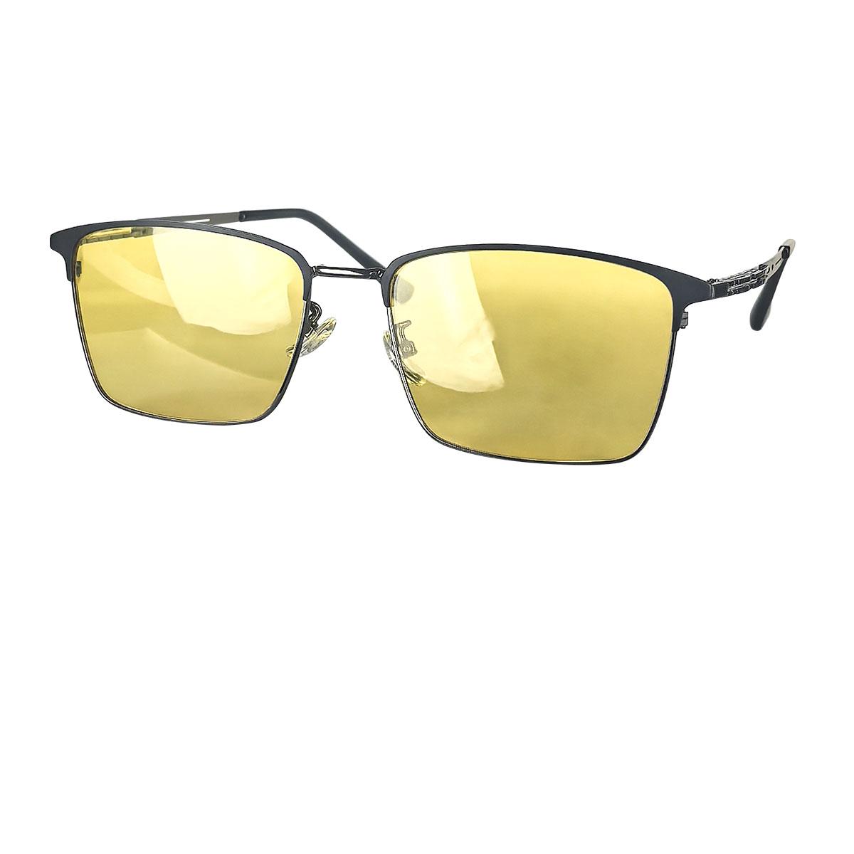 

Driving Eyeglasses Night Vision Oversized Face Eyeglasses for Male for Driving 80 % Blocking Blue Lightweight Lens for ComputerWorking