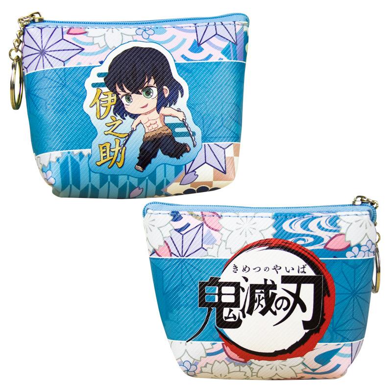 Japan cartoon comics Demon Slayer Coin Purse Earphone Organizer Student Coin Pouch Key Pouch 0023