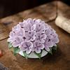 Handmade Ceramic Flower Thread Incense Base Home Living Room Decoration Incense Burner