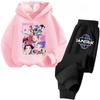 Children's Hoodie Set Kpop Devil Hunter Kawaii Anime Tracksuit Cartoon Casual Hoodies 2pcs Set Girl Boy Children's Clothing