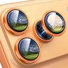 Orange Camera Lens Protector Cover For iPhone 17 Pro Max 17Pro Tempered Glass Metal Phone Protection Protective Flim Accessories Blue Silver