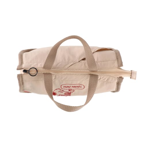 Rootote 8605 SNOOPY Peanuts-9B (03 H-CAMPER Pink) - Insulated Lunch Tote Bag, IP Thermo-K Deli