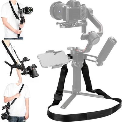 JJC Stabilisator Nackengurt für DJI RS 4 4 RS 3 3 RS 2 RSC mit zwei NATO-Schienenadaptern und gibt beide Hände frei, reduziert erheblich schnelles einfaches Anbringen und Hoch