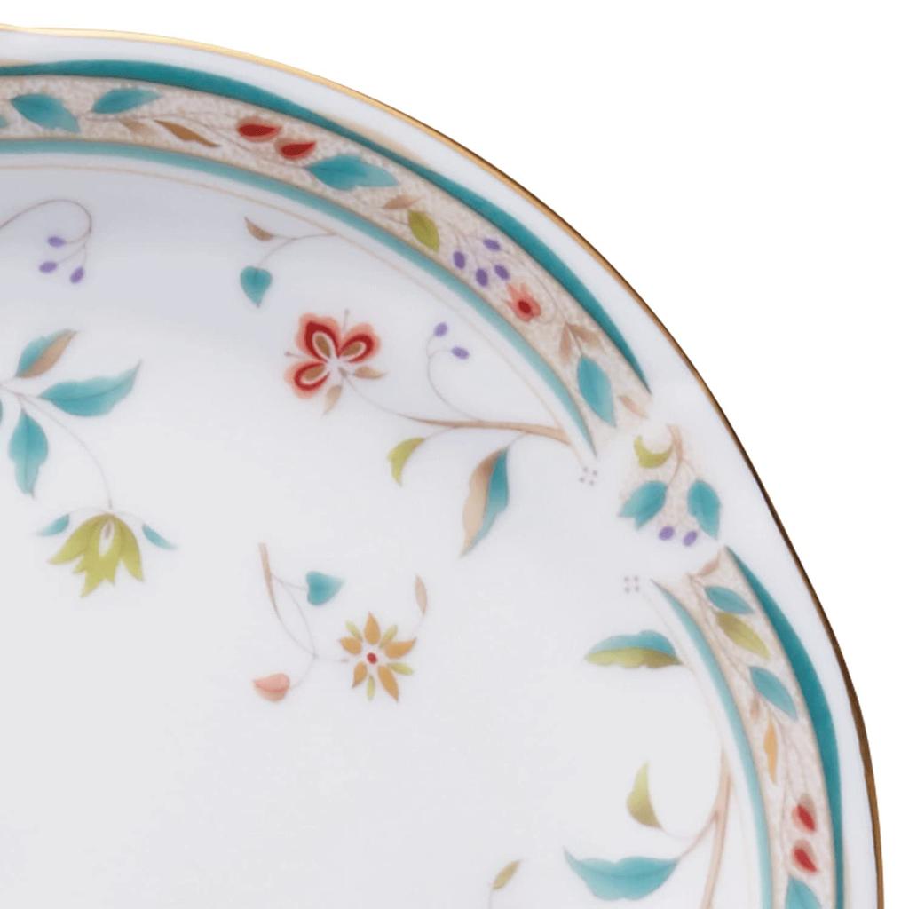 Noritake 16cm Bone China Plate with Floral Print, 4409L/59312A, Diameter: Approx. 16cm, Height: Approx. 1.5cm