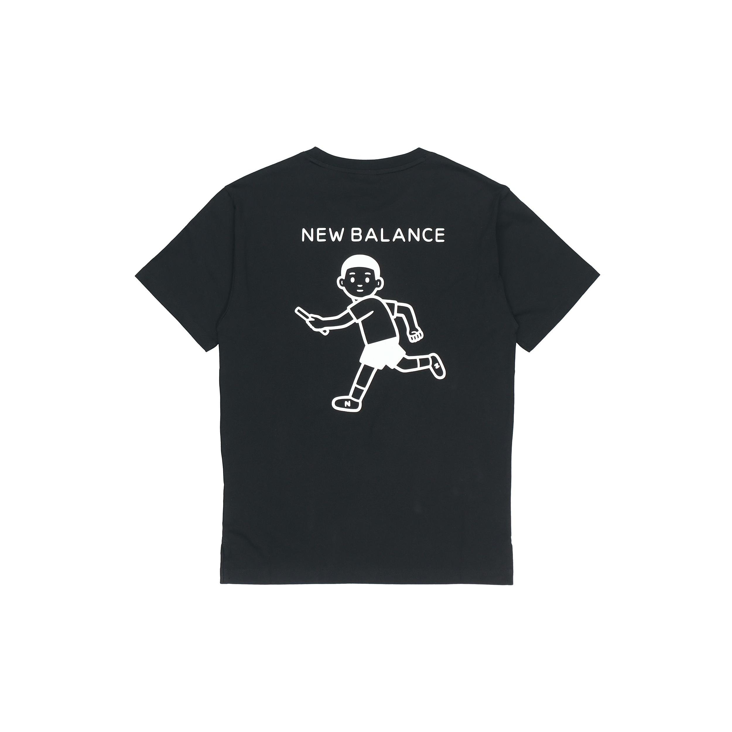 New Balance x Noritake NB T-Shirt Asia Sizing Black Unisex AMT02378-BK XL