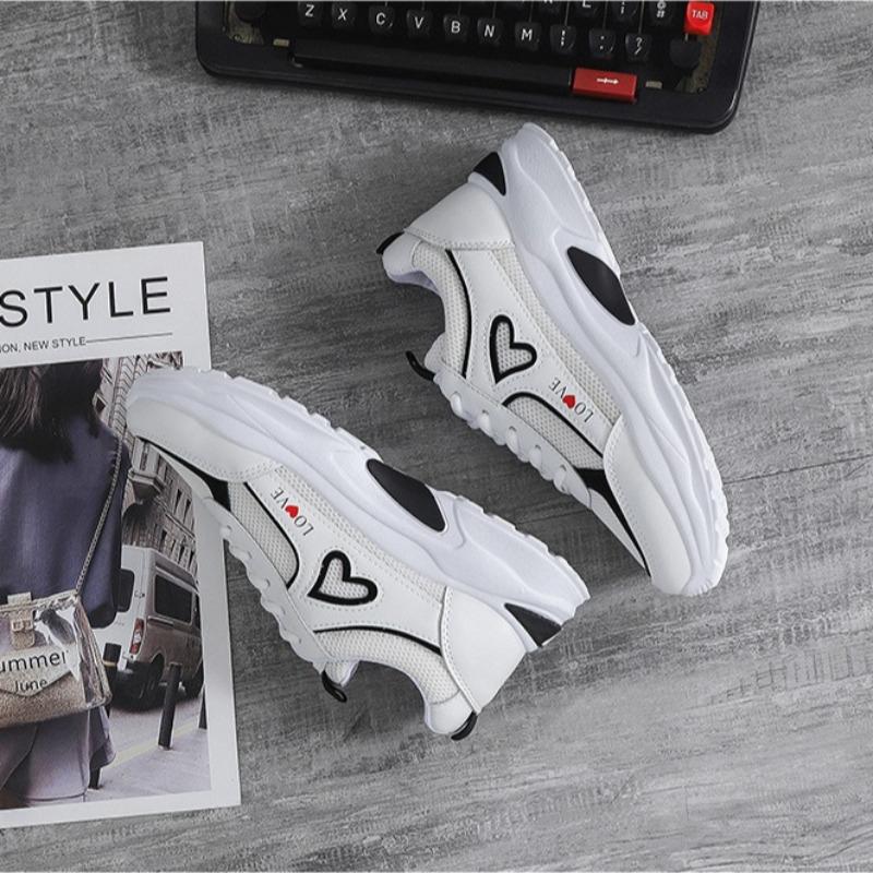 High Quality Women Platform Sneakers Chunky Woman Casual Dad Shoes Basket Female Fashion Sport Mesh Lace Up Shoes