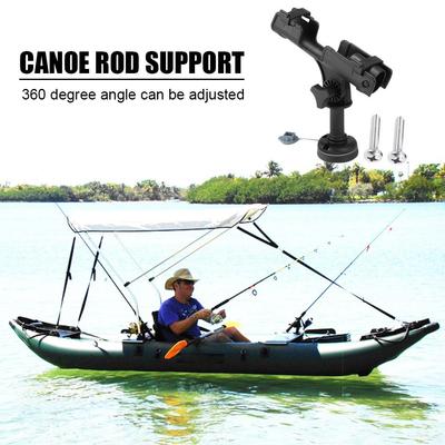 Adjustable Raft Rod Holder Pole Mount Fixed Bracket Fishing Tackle Tool Pole Bracket Kayaking Yacht Fishing Tackle Bracket Tool